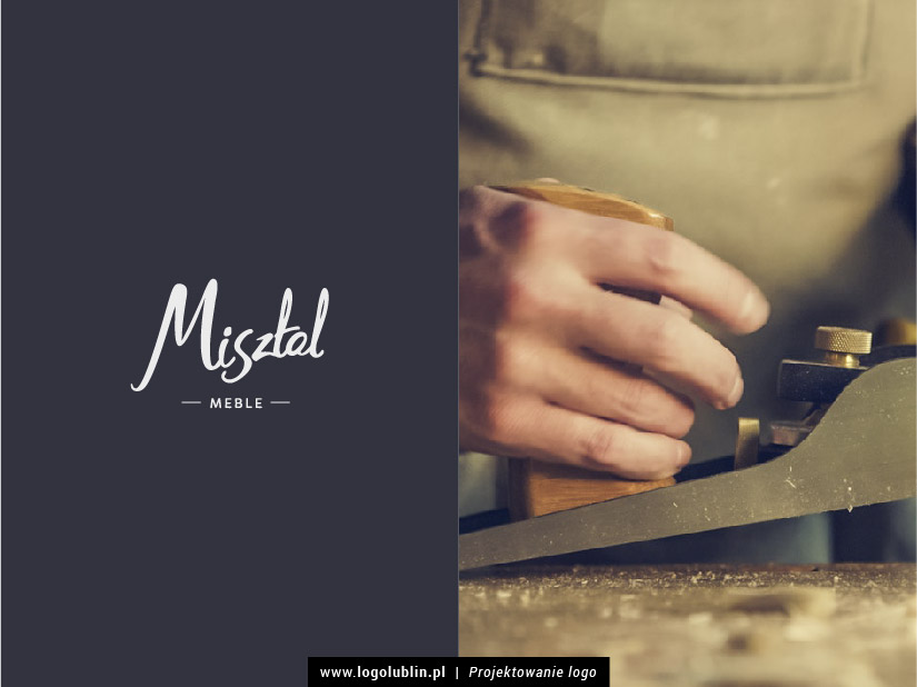 Logotyp meble Misztal | projekt - logolublin.pl Projekt logotypu producenta mebli opracowany przez Studio Graficzne RedFox