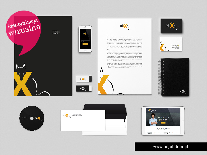 Projekt identyfikacji wizualnej Studia Graficznego RedFox