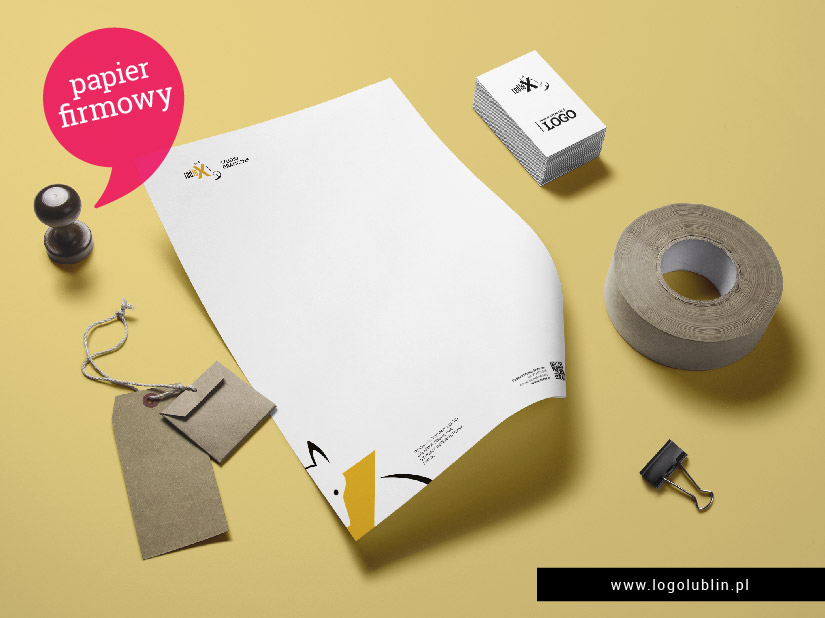 Projekt papieru firmowego Studia Graficznego RedFox