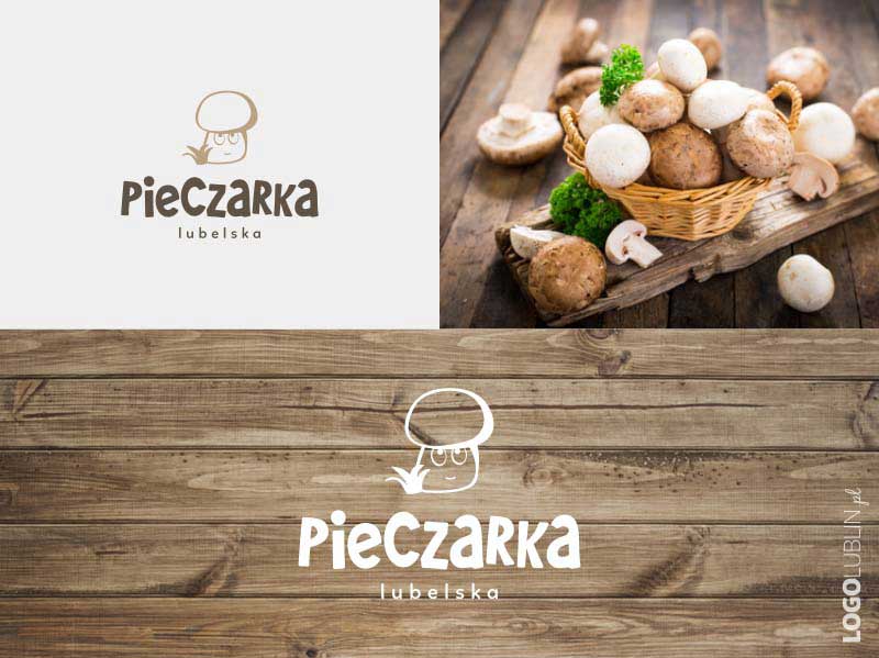 Stworzenie nazwy marki oraz projektu logo Pieczarka Lubelska