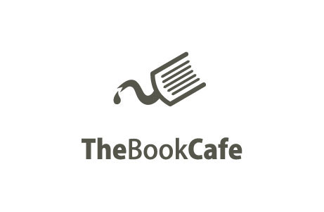 Przykład logo zaprojektowanego z pomysłem: The Book Cafe. Logo zostało zaprojektowane przez Studio Graficzne RedFox.