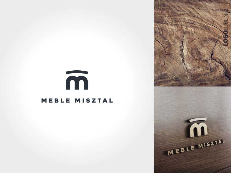 Projektowanie logo | logo opracowane dla rodzinnej firmy Meble Misztal Projektowanie logo | Logo firmy Meble Misztal - producenta mebli