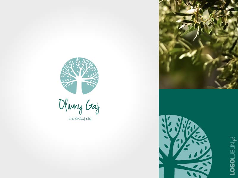 Projektowanie logo | logo opracowane dla firmy Oliwny Gaj z Lublina Projektowanie logo | Logo lubeslkiej firmy Oliwny Gaj